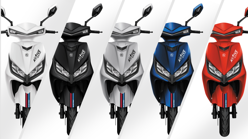 Image of Ather electric scooter on road